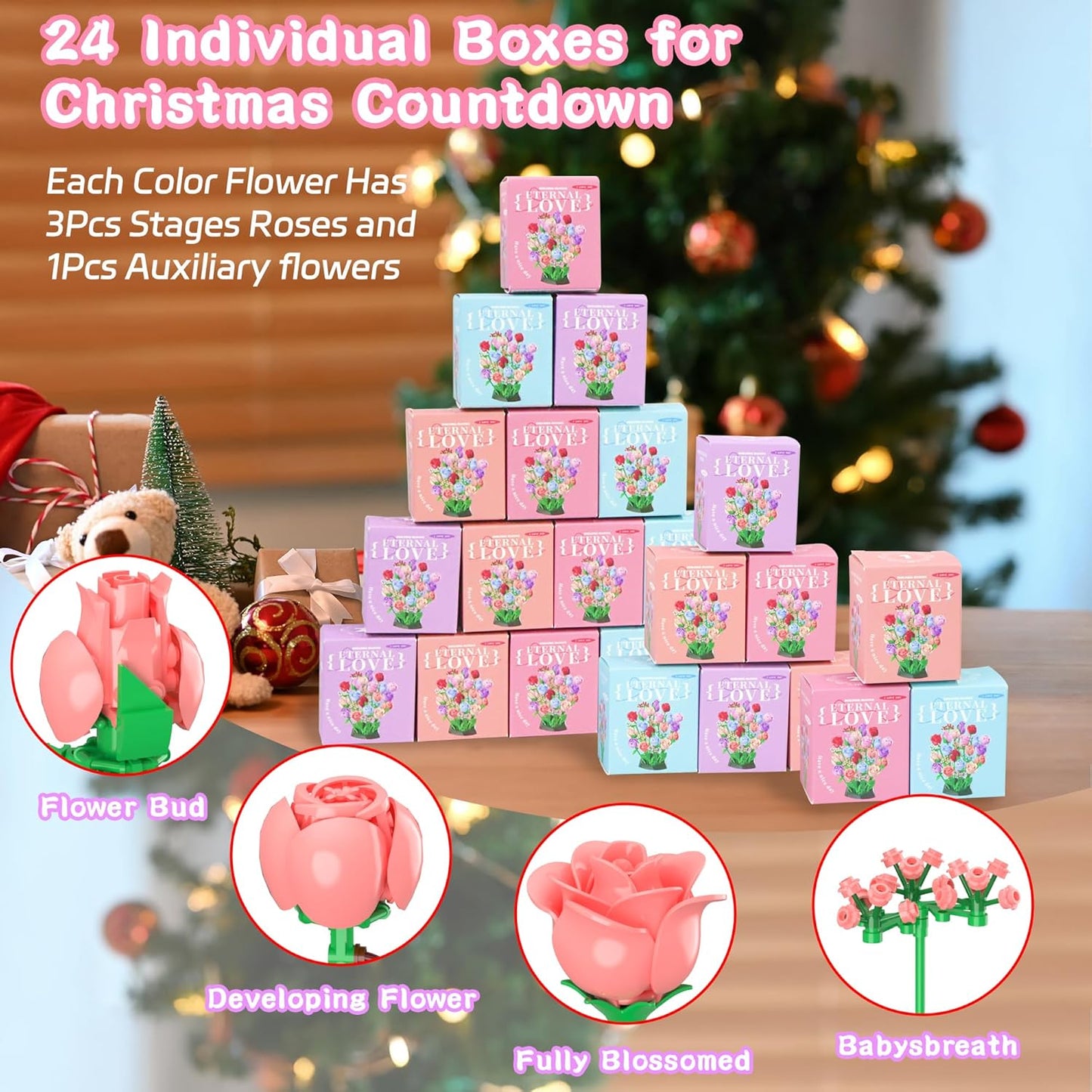 Bloemenboeket Adventskalender