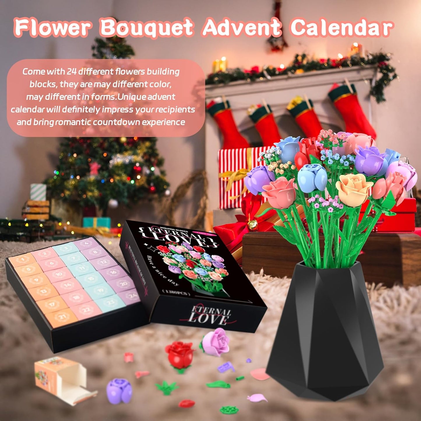 Bloemenboeket Adventskalender